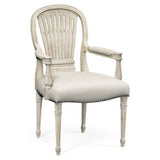 William Yeoward TOM CARVER CHAIR - VENETIAN WHITE OAK - Home Glamorous Furnitures
