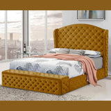 Eleganza Home Abramo Bed Plush Velvet - Super King Size