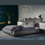 Eleganza Home Glexton Bed Plush Velvet - Super King Size