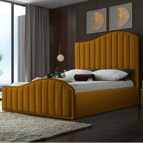 Eleganza Home Magnifik Bed Plush Velvet - Double Size