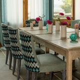 William Yeoward HAWFORD EXTENDING DINING TABLE - Greyed Oak Wood