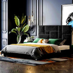 Eleganza Home Conmo Bed - Plush Velvet - Single Size