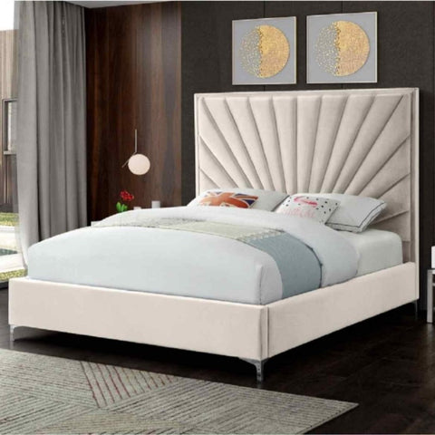 Envisage Home. Errence Bed Plush Velvet Single - Super King