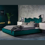 Eleganza Home Glexton Bed Plush Velvet - Single Size