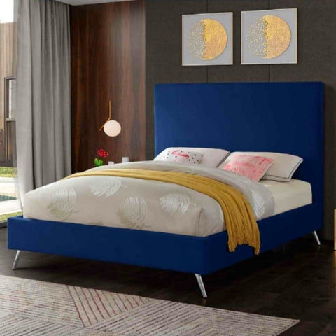 Envisage Home. Jelson Bed Plush Velvet Single - Super King