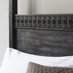 HGF London Retreat 4 Poster Super King Size Bed - Black Colour