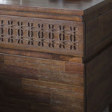 HGF London Retreat Bedside 2 Drawers Chest - Brown Colour