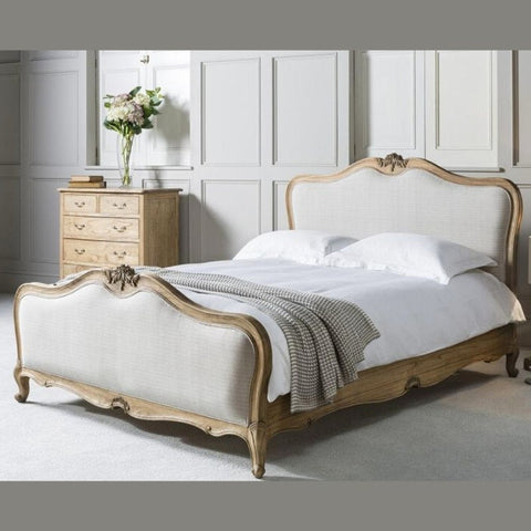 Super king outlet upholstered bed