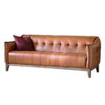 HGF James 3 Seats Sofa in Vintage Leather - Mellow Brown Colour