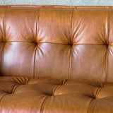 HGF James 3 Seats Sofa in Vintage Leather - Mellow Brown Colour