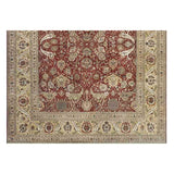 Hands P-4235 Beige Red Rug - Home Glamorous Furnitures 