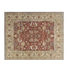 Hands P-4235 Beige Red Rug - Home Glamorous Furnitures 