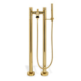 Maison Valentina HARPER Mounting Floor Mixer with Hand Shower - Home Glamorous Furnitures 