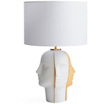 Jonathan Adler Atlas Split Table Lamp - Unglazed Porcelain