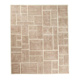 Jonathan Adler BLOCKS Hand Knotted Rug in Viscose & Wool - Champagne