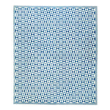 Jonathan Adler BOWTIE Hand Knotted Rug in Wool - Blue Colour