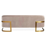 Jonathan Adler Bacharach 3 Seater Sofa - Champagne Velvet Colour