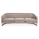 Jonathan Adler Bacharach 3 Seater Sofa - Champagne Velvet Colour