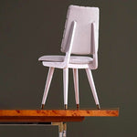 Jonathan Adler Camille Dining Chair In Linen Blend - Lucerne Grey