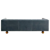 Jonathan Adler Claridge 4 Seater Sofa - Varese Faded Blue Velvet