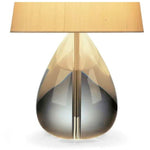Jonathan Adler Claridge Teardrop Table Lamp - Crystal and Nickel