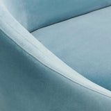 Jonathan Adler Ether Cloud Settee 2 Seater Sofa In Velvet - Rialto Sky