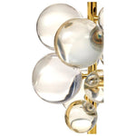 Jonathan Adler Globo Table Lamp Clear Acrylics - Brass & Marble