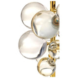Jonathan Adler Globo Table Lamp Clear Acrylics - Brass & Marble