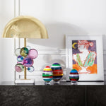 Jonathan Adler Globo Table Lamp - Multi Acrylics, Brass And Marble