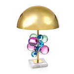 Jonathan Adler Globo Table Lamp - Multi Acrylics, Brass And Marble