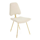 Jonathan Adler Maxime Dining Chair In Linen - Belgium Stone Colour