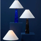 Jonathan Adler Prisma Table Lamp - Blue Solid Acrylic