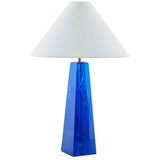 Jonathan Adler Prisma Table Lamp - Blue Solid Acrylic