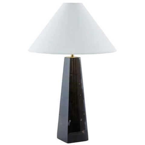 Jonathan Adler Prisma Table Lamp - Smoke Solid Acrylic