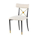 Jonathan Adler Rider Dining Chair Wool Boucle - Olympus Oatmeal Colour