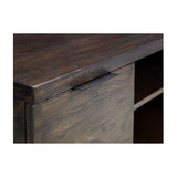 Julian Bowen Brooklyn TV Unit 2 Cupboards & One Shelf - Dark Oak