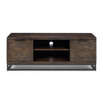 Julian Bowen Brooklyn TV Unit 2 Cupboards & One Shelf - Dark Oak