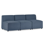Julian Bowen Lago Combination Large Sofa Linen Upholstered - Blue