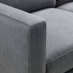 Julian Bowen Marant Corner Sofa Linen Upholstered - Grey Colour