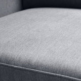 Julian Bowen Marant Corner Sofa Linen Upholstered - Grey Colour