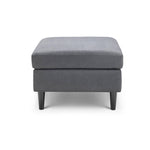 Julian Bowen Marant Corner Sofa Linen Upholstered - Grey Colour