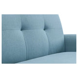 Julian Bowen Monza 3 Seater Sofa Linen Upholstered - Blue Colour