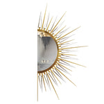 Maison Valentina EXPLOSION WALL MIRROR - Gold Plated Brass & Crystal - Home Glamorous Furnitures 