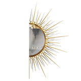 Maison Valentina EXPLOSION WALL MIRROR - Gold Plated Brass & Crystal - Home Glamorous Furnitures 