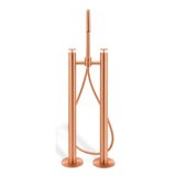 Maison Valentina NAU Mounting Floor Mixer With Hand Shower - Home Glamorous Furnitures 