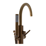 Maison Valentina PULSE Mounting Floor Mixer With Hand Shower - Home Glamorous Furnitures 