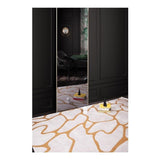 Rug Society CELL GOLD Rug - Home Glamorous Furnitures 