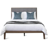 Twenty10 Designs Calla Bed in Walnut - Grey