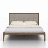 Twenty10 Designs Calla Bed in Walnut - Stone