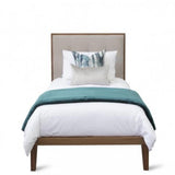 Twenty10 Designs Calla Bed in Walnut - Stone